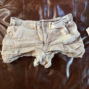 American Eagle Outfitters Tan/Green Cargo Shorts